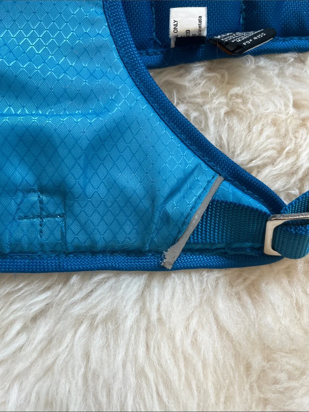 Kurgo Adjustable Teal Blue Dog Harness, Size XL